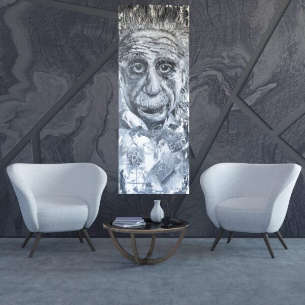 Wood Art – Einstein by Zhanna Thomas | Abstract Art | Wall Decor home office ideas