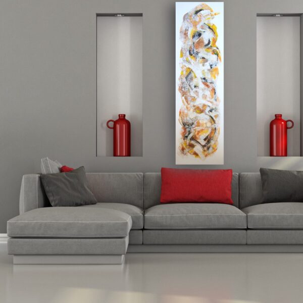 Wall Painting - Honey Moon By Zhanna Thomas | Abstract Art in design